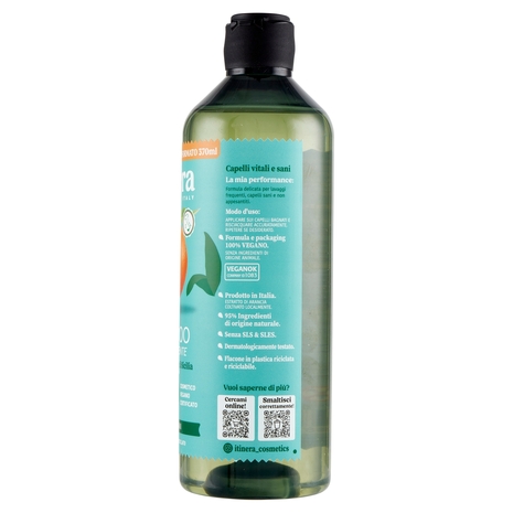 Itinera Shampoo Uso Frequente con Arancia amara di Sicilia 370 ml